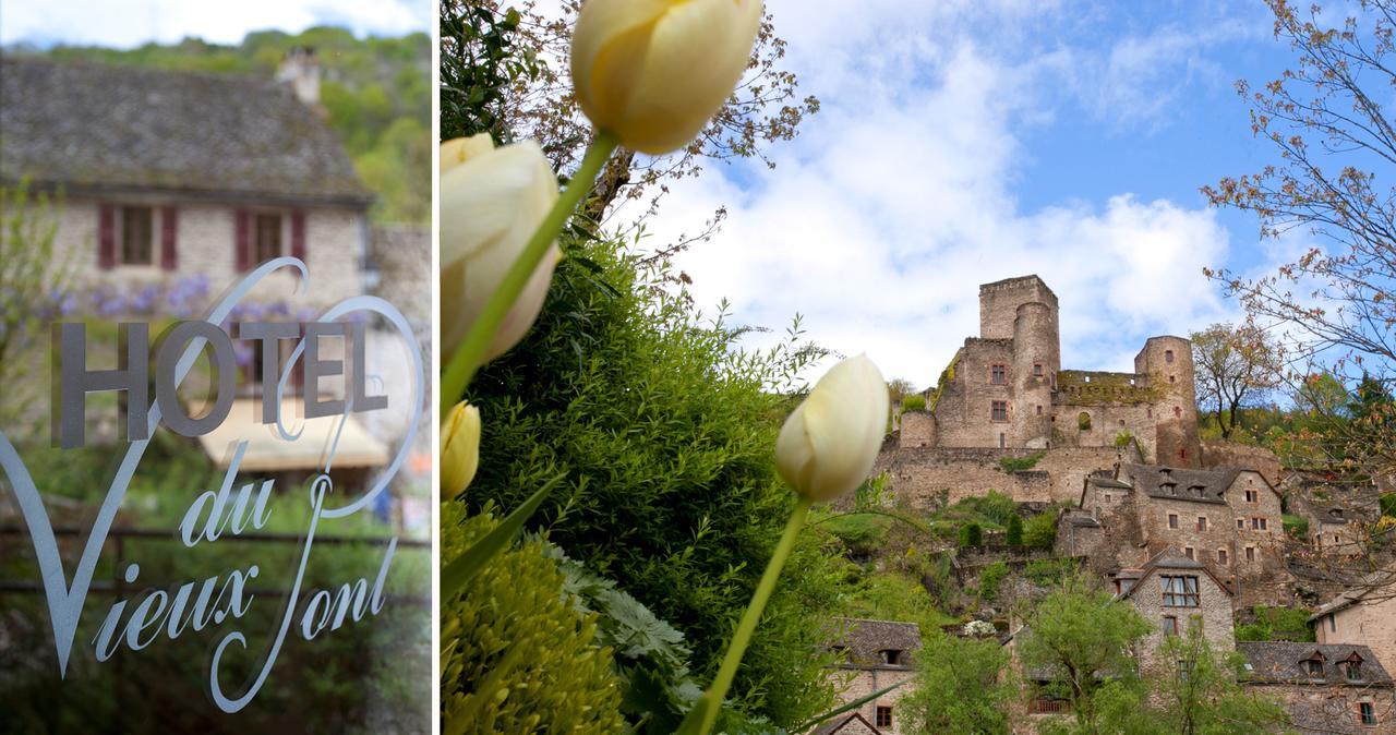 Le Vieux Pont Hotel Belcastel  Bagian luar foto